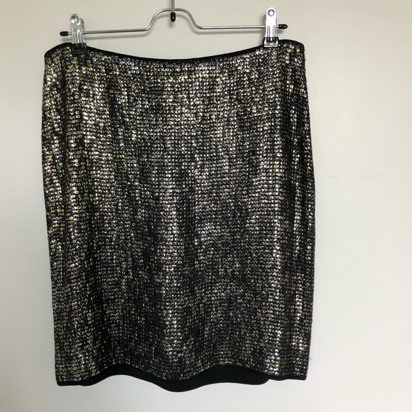 BCBG Sequin Mini Skirt - Picture 1 of 8